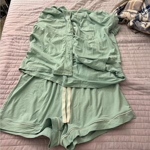 Born Mint Green Pajama Set